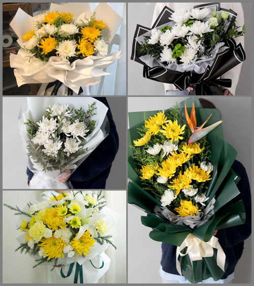 山西晋中介休市连福镇东湖龙村白事花束代送